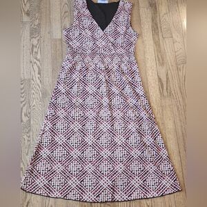 Nine & Co By Nine West Pretty Patterned Dress-Women’s Size Large Sleeveless